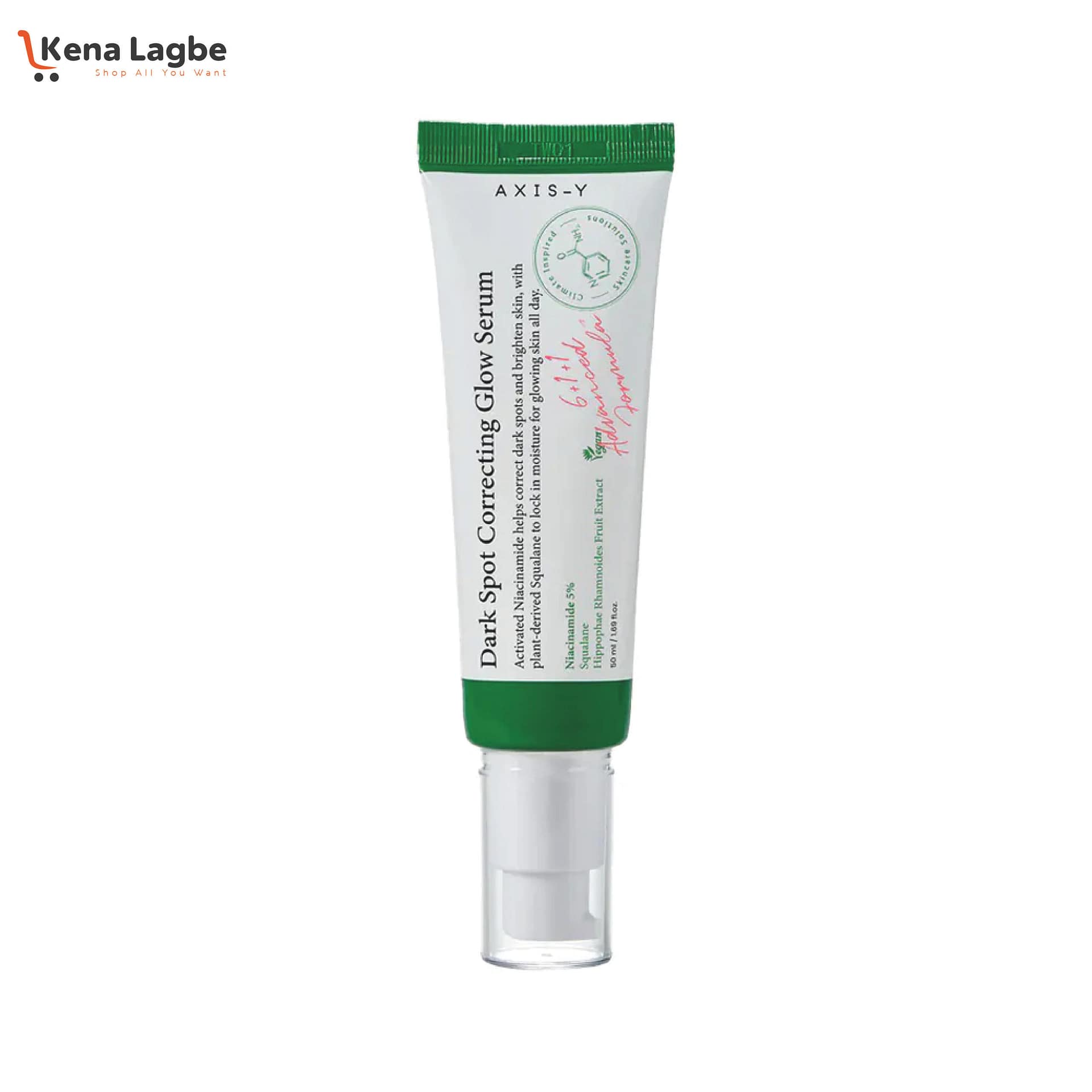 AXIS-Y Dark Spot Correcting Glow Serum – 50ml | Korean Niacinamide Brightening & Acne Scar Repair Serum