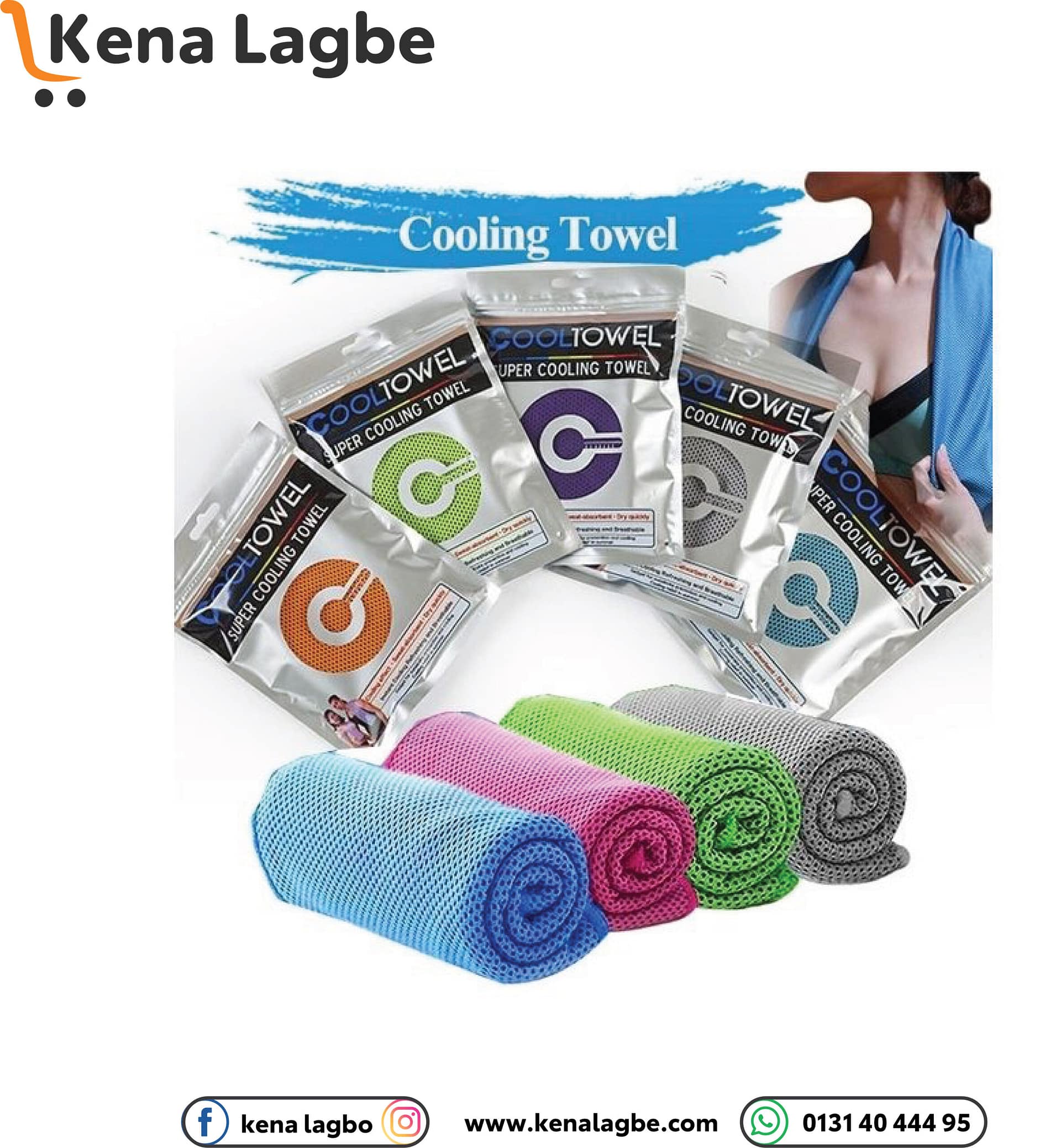 Super Cooling Towel | Instant Relief, UV Protection & Sweat Absorbing