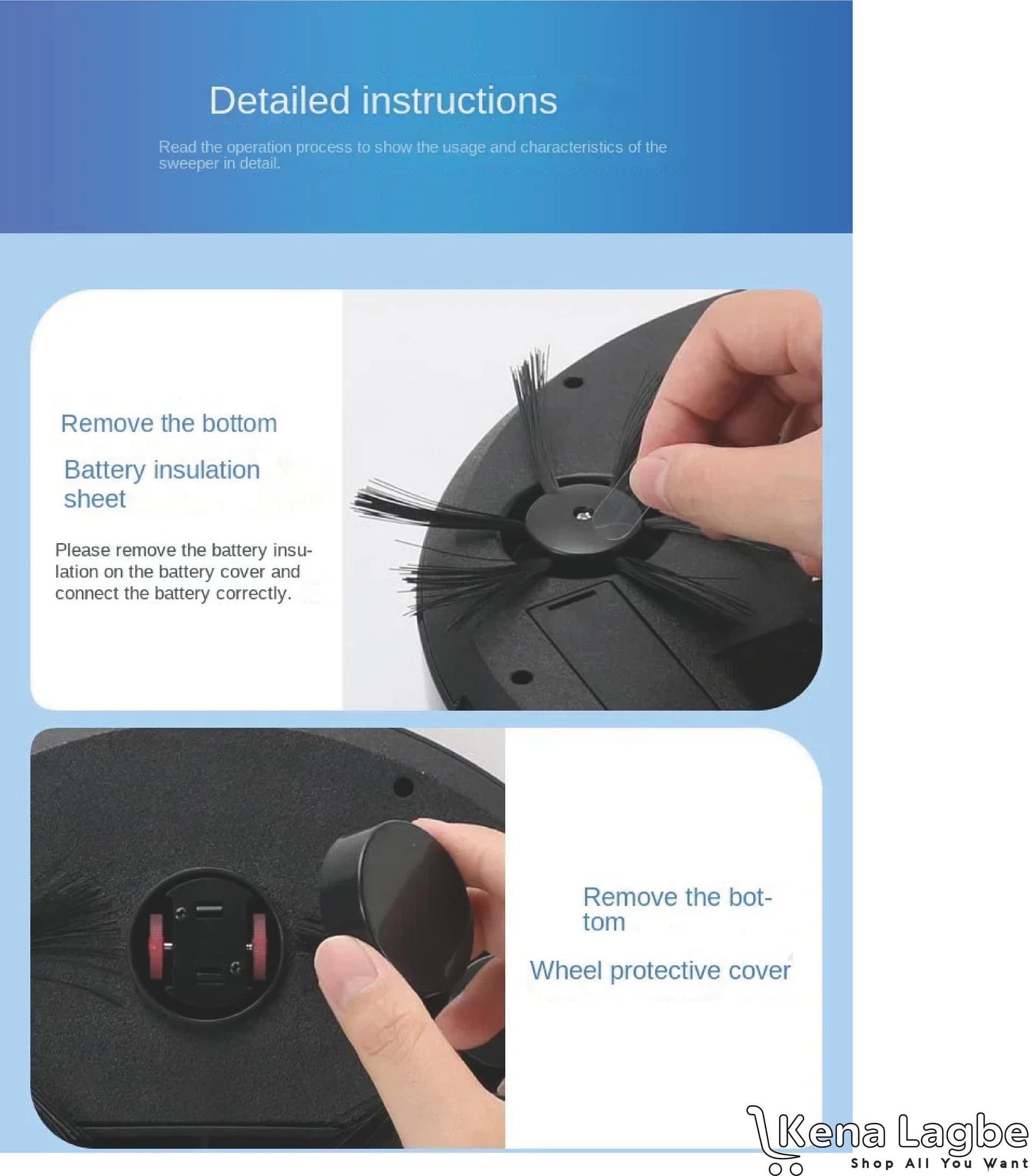 SMART Intelligent Robot Vacuum Cleaner - Jallen Gabor IS25 (Good Quality)